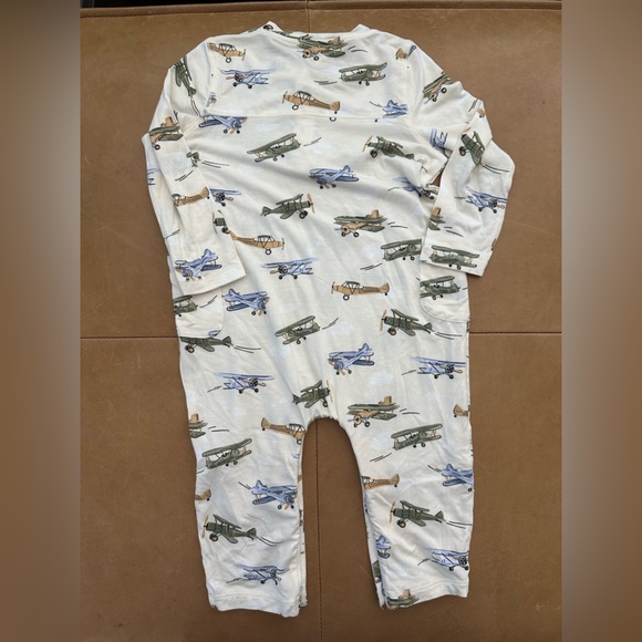 Angel Dear Viscose Bamboo Jumpsuit 6-12M NWT - Picture 3 of 5